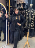 کت مجلسی درباری تیکه دوزی
