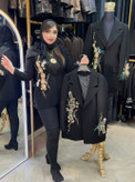 کت مجلسی درباری تیکه دوزی