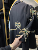 کت زنانه جواهر دوزی مدل پاپیون