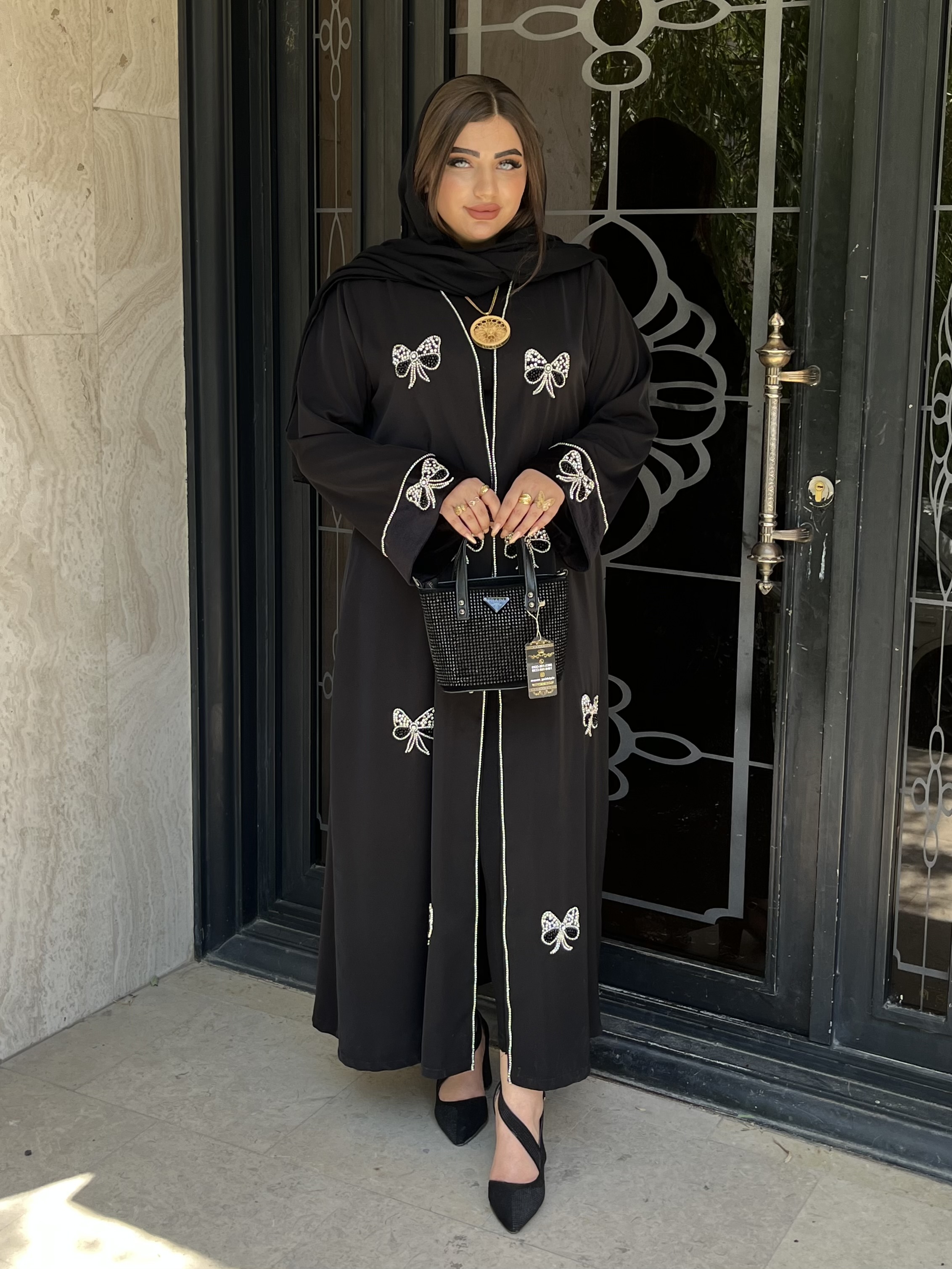 عبا زنانه مدل پاپیون vip